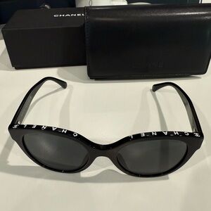 CHANEL Butterfly Sunglasses - Black
